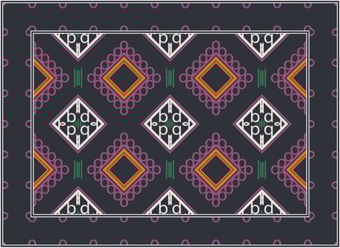 Persian rug modern living room, African Motif modern Persian rug, African Ethnic Aztec style design for print fabric Carpets, towels, handkerchiefs, scarves rug, vector