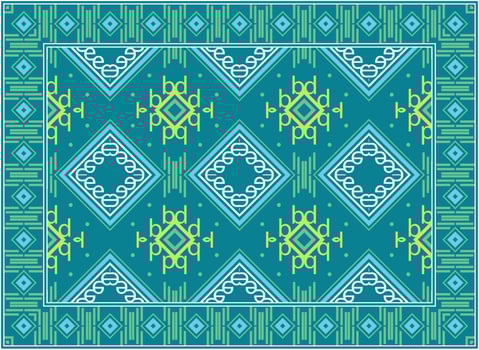 Persian rug patterns, Scandinavian Persian rug modern African Ethnic Aztec style design for print fabric Carpets, towels, handkerchiefs, scarves rug, vector
