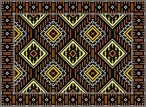 Persian rug modern living room, Motif Ethnic seamless Pattern Scandinavian Persian rug modern African Ethnic Aztec style design for print fabric Carpets, towels, handkerchiefs, scarves rug, vector
