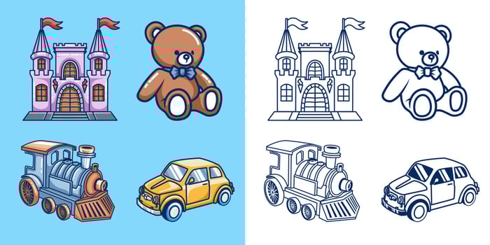 toys logo vector