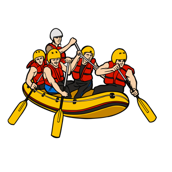 white water rafting adventure traveling png