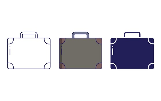 Suitcase vector vector icon