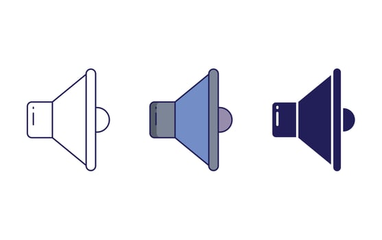 Speaker vector vector icon