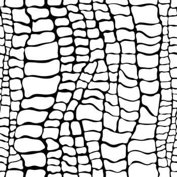 Reptile skin seamless pattern vector