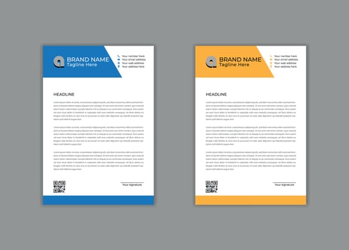 letterhead template, letterhead design, vector abstract  creative Professional modern simple unique school hospital medical new red and black corporate letterhead minimal template