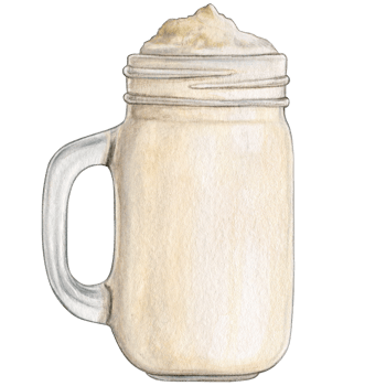 watercolor hand drawn milkshake png