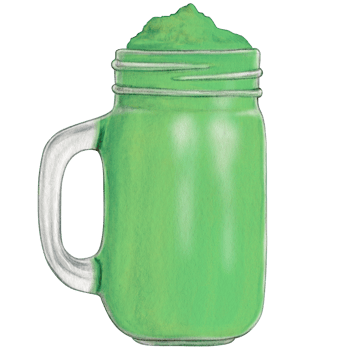 watercolor hand drawn milkshake png