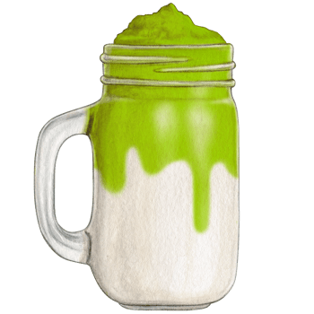 watercolor hand drawn milkshake png