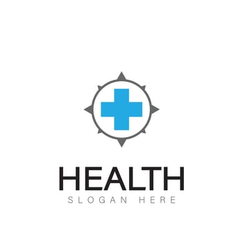 Medical Cross and Health Pharmacy Logo Vector Template