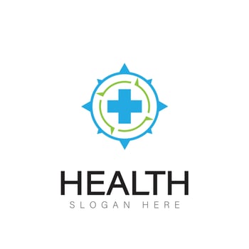 Medical Cross and Health Pharmacy Logo Vector Template