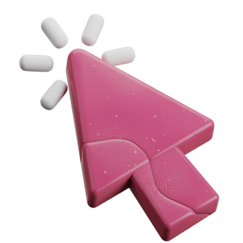 cursor clicking 3d icon png