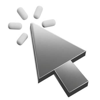 cursor clicking 3d icon png