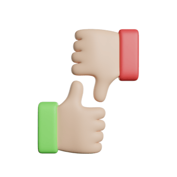 Thumbs Up Reactions png