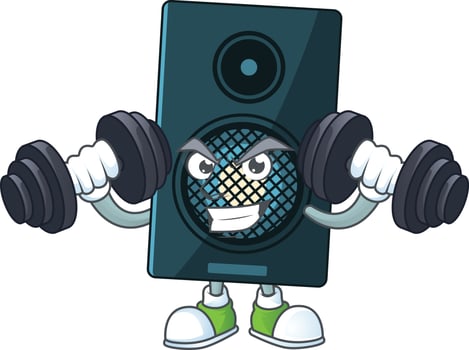 Cartoon character of sound system vector