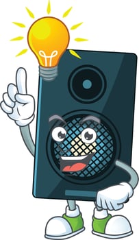 Cartoon character of sound system vector