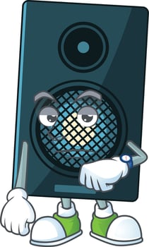 Cartoon character of sound system vector