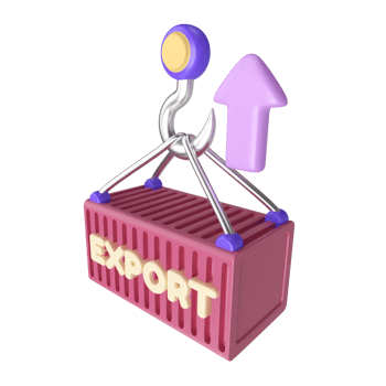 Export 3D Illustration Icon png