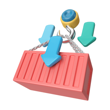Import 3D Illustration Icon png