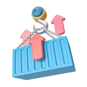Export 3D Illustration Icon png
