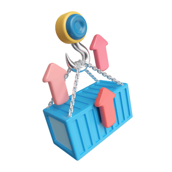 Export 3D Illustration Icon png