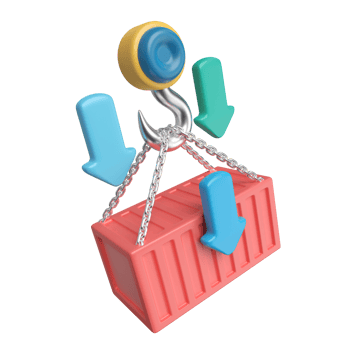 Import 3D Illustration Icon png