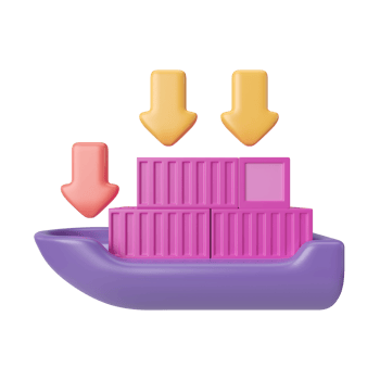 Import 3D Illustration Icon png