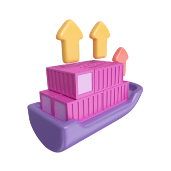 Export 3D Illustration Icon png