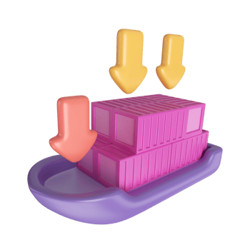Import 3D Illustration Icon png