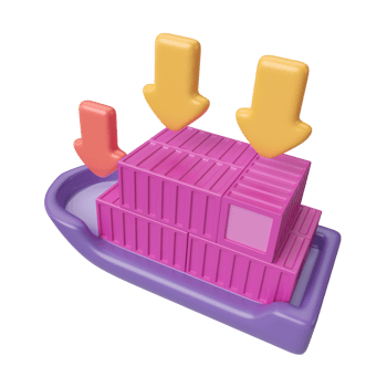 Import 3D Illustration Icon png