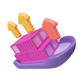 Export 3D Illustration Icon png