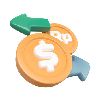 Exchange 3D Illustration Icon png