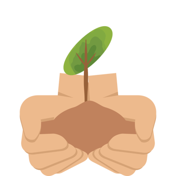 Two Hand Holding Giving Tree Plant Nature Life Green png
