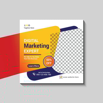Modern And Creative Corporate Social Media Post Design vector
