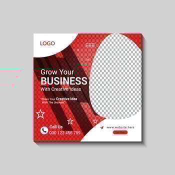Modern And Creative Corporate Social Media Post Design vector