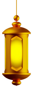 3d rendering islamic decorative hanging lantern lamp element for islamic festive holiday design png