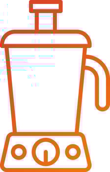 Food Processor Icon Style vector