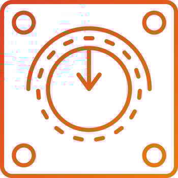 Dimmer Switch Icon Style vector