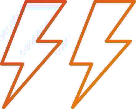 Electric Energy Icon Style vector