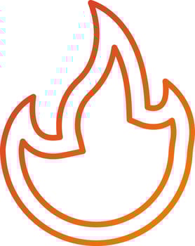 Fire Icon Style vector