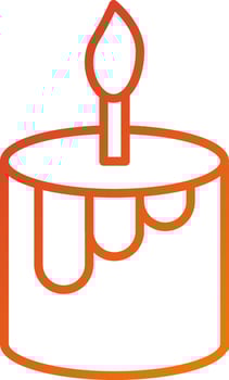 Candle Icon Style vector