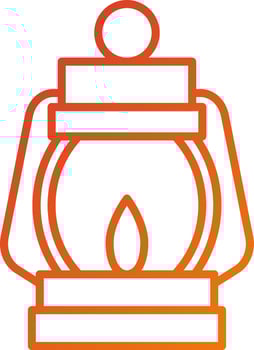 Lantern Icon Style vector