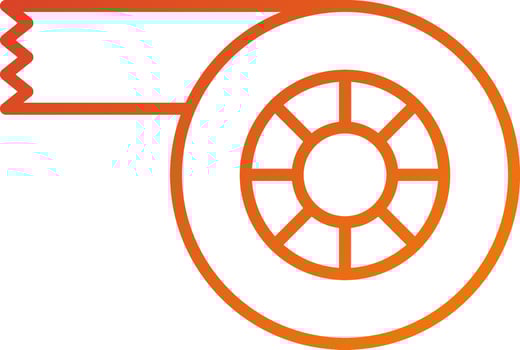 Tape Icon Style vector