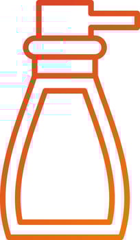 Wash Bottle Icon Style vector