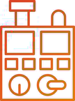 Gas Fume Chamber Icon Style vector