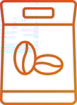 Bean Bag Icon Style vector