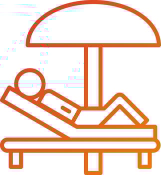 Comforter Icon Style vector