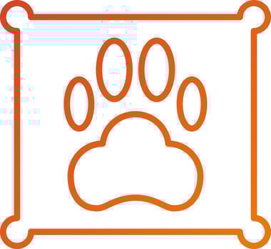 Comfort Animal Icon Style vector