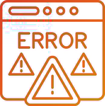 Error Icon Style vector