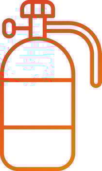 Oxygen Tank Icon Style vector