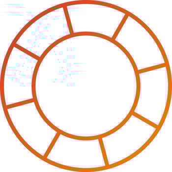 Lifebuoy Icon Style vector